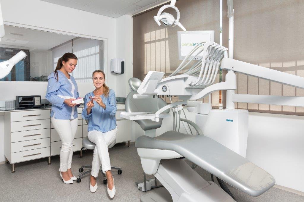 Maritima Dental Clinic - Modern luxury dental treatment room with ocean view