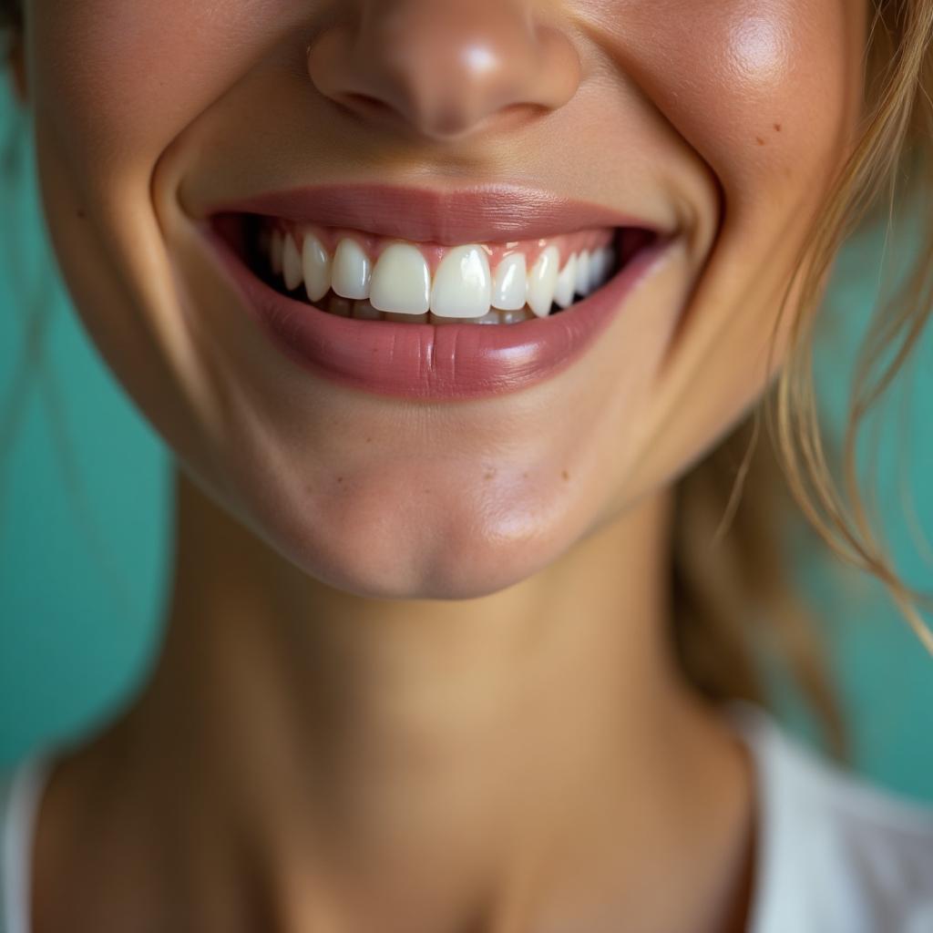 Beautiful smile transformation result at Maritima Dental